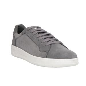 Coach Mens Suede & Leather Low Top Canvas Sneakers Size 11D Gray
